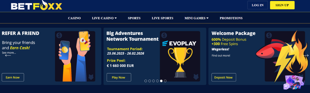 BetFoxx Casino Paysafecard