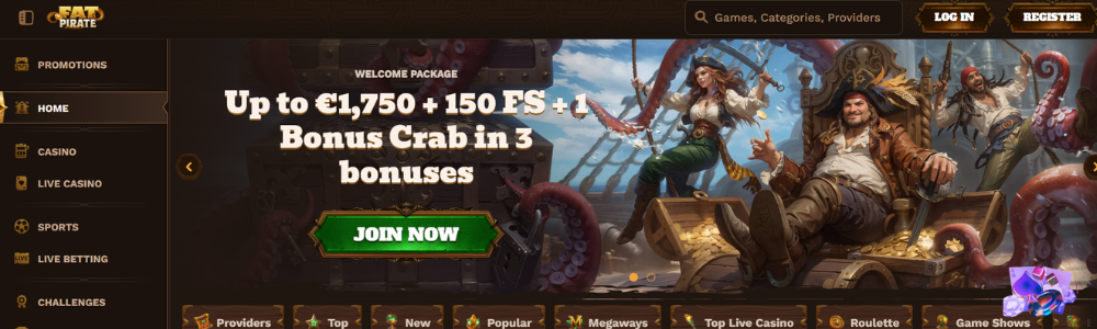 Fat Pirate Casino Paysafecard